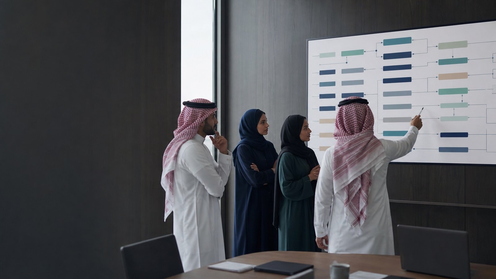 A healthcare digital team mapping symptoms, conditions, procedures, doctors and locations into one connected search architecture.